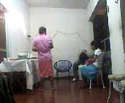 OSMILTON, MARLY, FERNANDA, RIVERSON, KLEYTON, MIDIAN, LUIZ, LÍDIA, SAULA NATAL NA CASA DE (LUIZ E LÍDIA) 24_12_2008