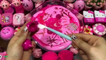 Festival of PINK Piping !! Mixing Random Things Into Slime !! Satisfying Slime Smoothie #783