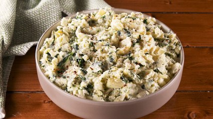 Spinach Artichoke Mashed Potatoes Aren't Your Mom's Mashed Potatoes