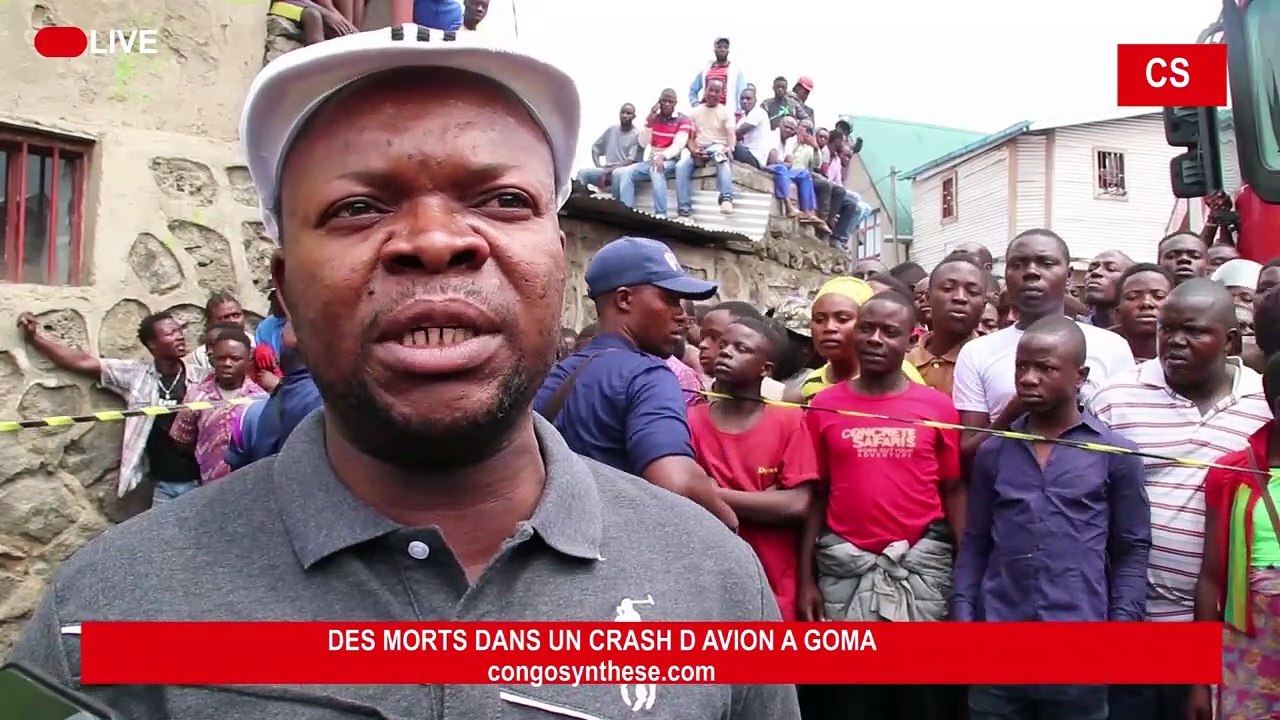 RDC: Un petit avion s'écrase sur un quartier po...