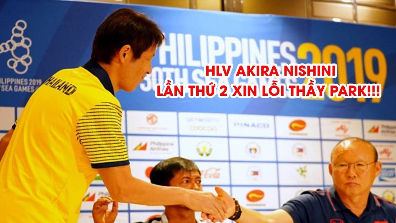 HLV Akira Nishino lần thứ 2 xin lỗi thầy Park trước thềm SEA Games 30 | NEXT SPORTS