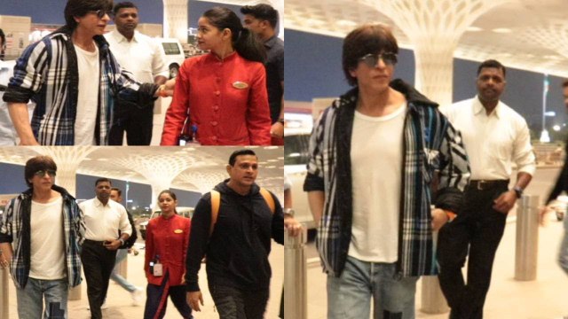SPOTTED - KING KHAN ShahRukh Khan AT Mumbai Airport