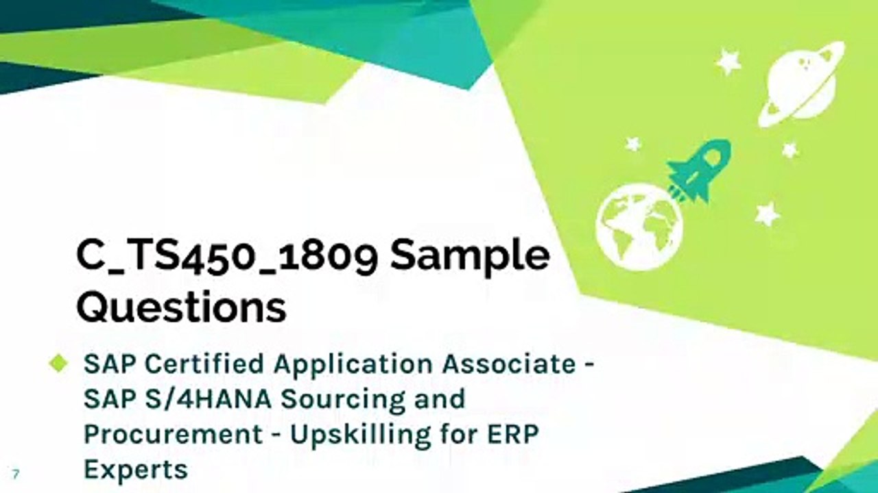 C_TS450_1809 Exam Dumps