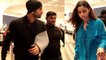 Alia Bhatt संग Mumbai airport पर दिखे Ranbir Kapoor के हाथ में चोट | FilmiBeat