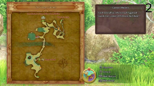 Dragon Quest XI Crossbow Targets : Champs Sauvage