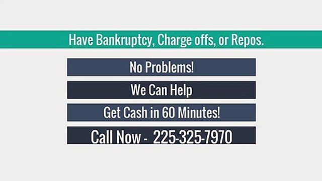 Get Auto Title Loans Baker LA | 225-325-7970