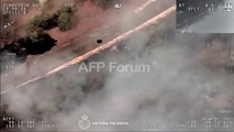 Aerial views of battle to contain Australian bushfires
