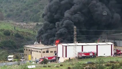 Bornova'da plastik ambalaj deposunda yangın (2) - İZMİR