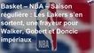 Basket – NBA – Saison régulière : Les Lakers s’en sortent, une frayeur pour Walker, Gobert et Donci