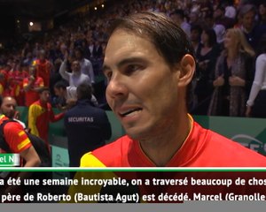 Coupe Davis - Nadal : "Merci à la vie pour ce moment"