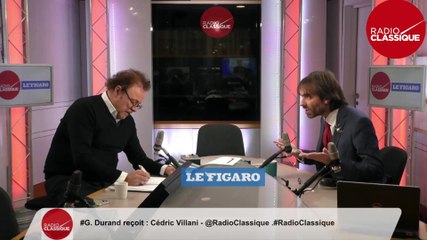 CÃÂ©dric Villani - Radio Classique lundi 25 novembre 2019