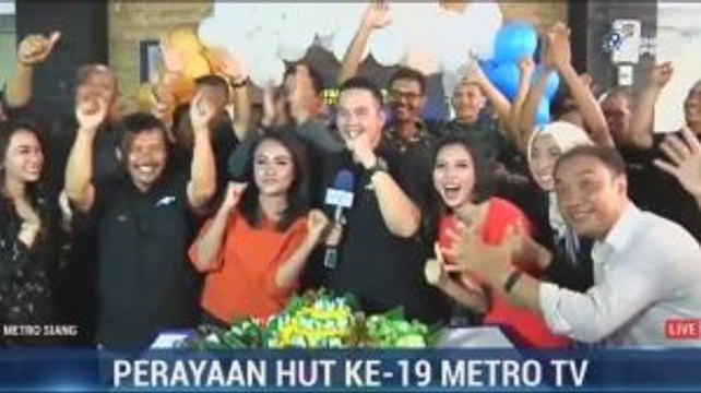 Meriahnya Perayaan HUT ke-19 Metro TV di Surabaya