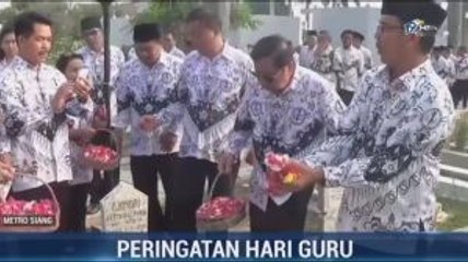 Ratusan Guru di Bogor Ziarah ke Makam Pahlawan