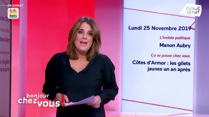 Manon Aubry - Public SÃ©nat lundi 25 novembre 2019