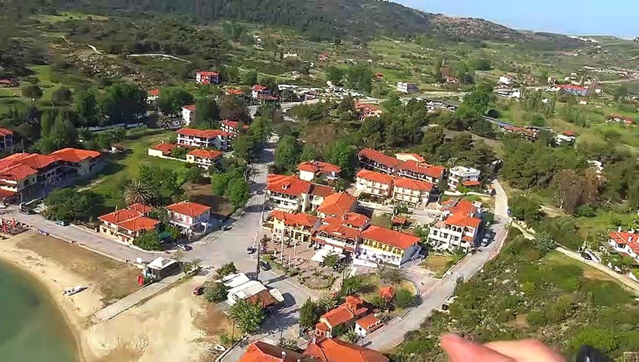 Greece, Sithonia from the air.