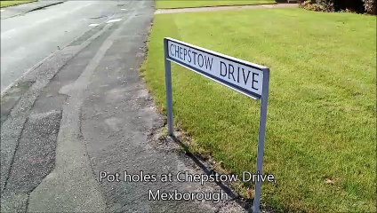 Pot holes Mexborough movie