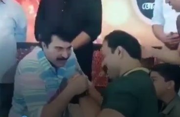 Mammootty participated in an arm wrestling competition | FilmiBeat Malayalam