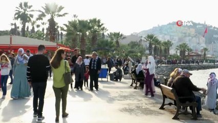 Ülkenin doğusu kışa teslim olurken Aydın'da yazda kalma günler yaşanıyor