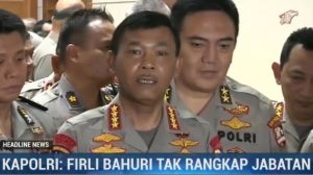 Kapolri Jamin Firli Bahuri Tak akan Rangkap Jabatan