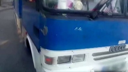 Tabure üzerinde tarım işçisi taşıyan araç sürücülerine ceza kesildi