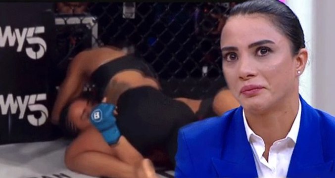 Kafes dövüşünde nakavt olan Sabriye Şengül, Hırsıma yenildim diyerek gözyaşlarına boğuldu