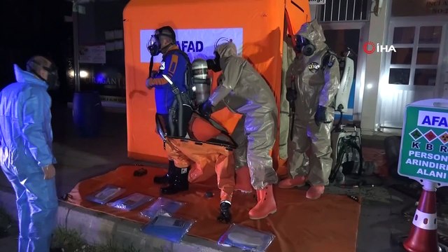 Mektuptan çıkan kimyasal maddeler incelenmesi için Ankara’ya gönderildi