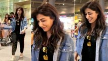 GORGEOUS Chitrangada Singh SNAPPED at Mumbai airport