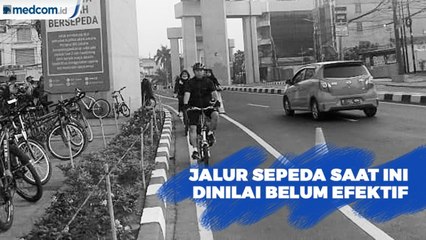 Jalur Sepeda Saat Ini Dinilai Belum Efektif