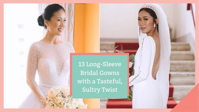 13 Long-Sleeve Bridal Gowns with a Tasteful, Sultry Twist