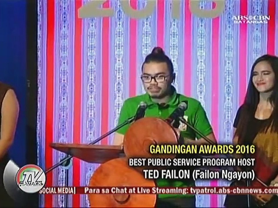 Kinilala ang mga ABS-CBN Shows at Personalities sa Gandingan Awards 2016