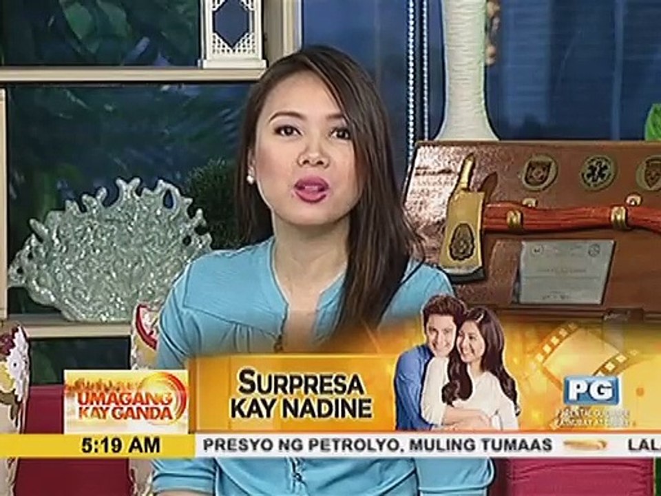 Nadine Lustre, sinorpresa ni James Reid sa Paris