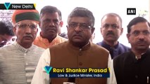 BJP's win in Maha is both moral and political victory, Congress trying to hijack: RS Prasad