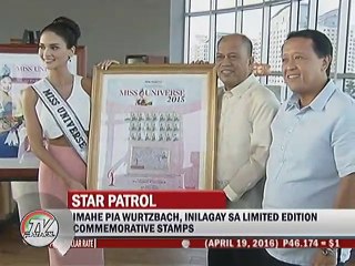 Imahe ni Pia Wurtzbach, inilagay sa Limited Edition Commemorative Stamps