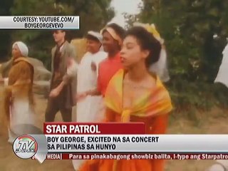 Boy George, excited na sa concert sa Pilipinas sa Hunyo