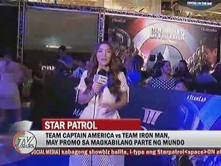 Mga artista ng Captain America: Civil War, nagpatalbugan sa puso ni Pia Wurtzbach