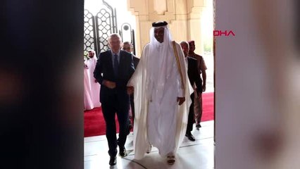 Cumhurbaşkanı erdoğan - katar emiri al sani görüşmesi başladı