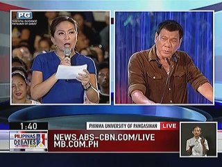 PiliPinas 2016 The Presidential Town Hall Debate: Fast Talk