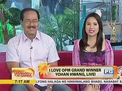 I Love OPM Grand Winner Yohan Hwang, live!
