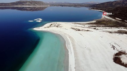 Salda Gölü Tabiat Parkı alanı 570 dekara çıkarıldı