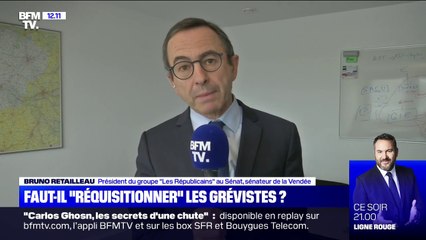 Grève 5 décembre: Bruno Retailleau (LR) souhaite un "droit nouveau" pour définir "un service minimum garanti"