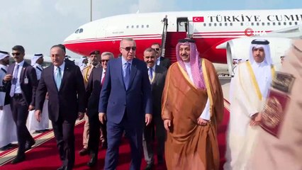 - Cumhurbaşkanı Erdoğan, Katar'a geldi - Cumhurbaşkanı Erdoğan Katar Emiri Al Sani ile görüştü