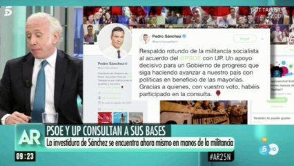 Inda arrasa a Palomera: "¡Mientes con fruición! ¡Pareces Fidel Castro!"