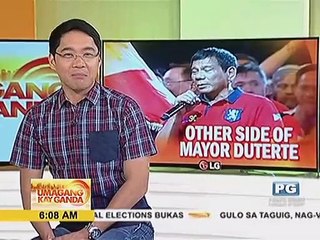 Mayor Duterte, inilarawan ng mga kaibigan at kaanak na malambing, malapit sa bata at maysakit