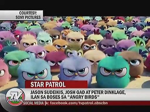 Jason Sudeikis, Josh Gad at Peter Dinklage, ilan sa boses sa Angry Birds