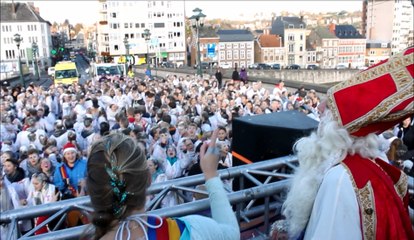 650 rhétos fêtent la Saint-Nicolas à Huy