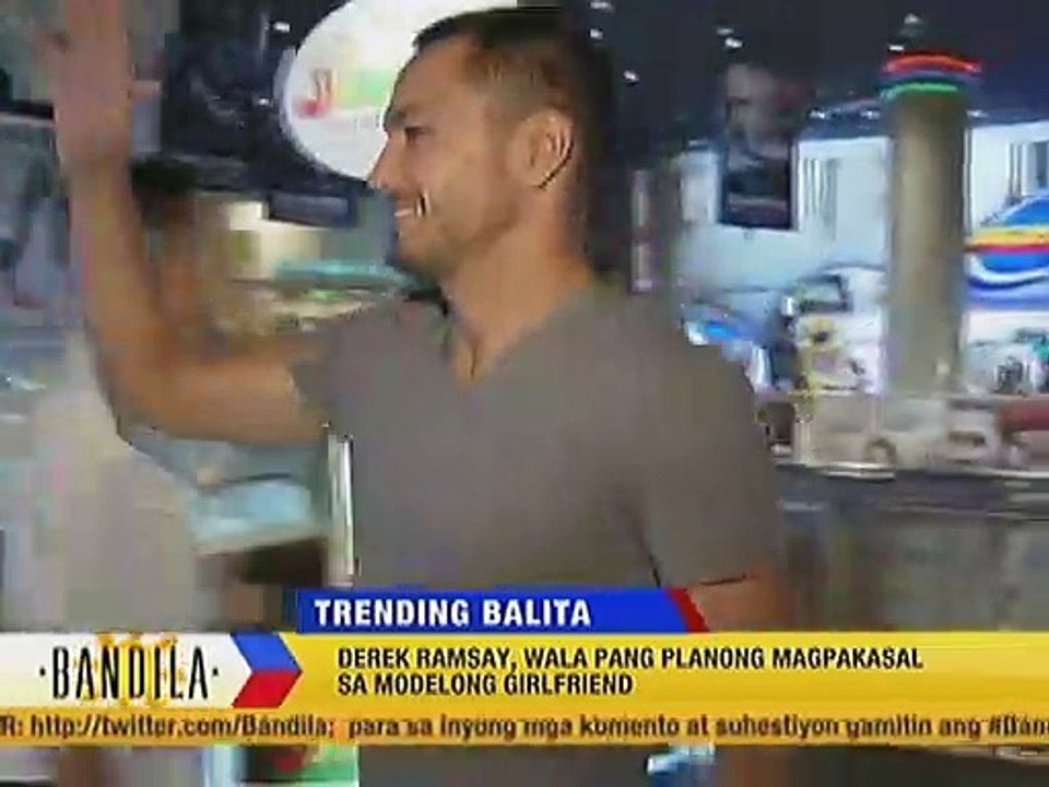 Derek Ramsay, wala pang planong magpakasal sa modelong girlfriend