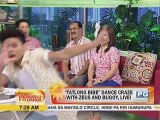 UKG hosts, Zues at Boy, humataw ng trending na Tatlong Bibe dance