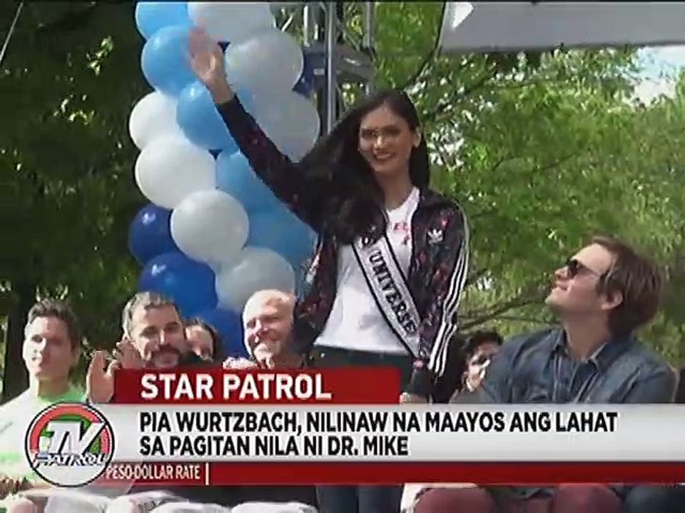 Pia Wurtzbach, nilinaw na maayos ang lahat sa pagitan nila ni Dr. Mike