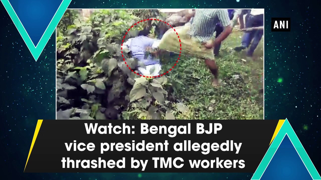 Watch: Bengal BJP vice president allegedly thra...