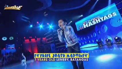 7 years old #Ezekiel nagpabibo sa dance floor ng Junior Hashtag
